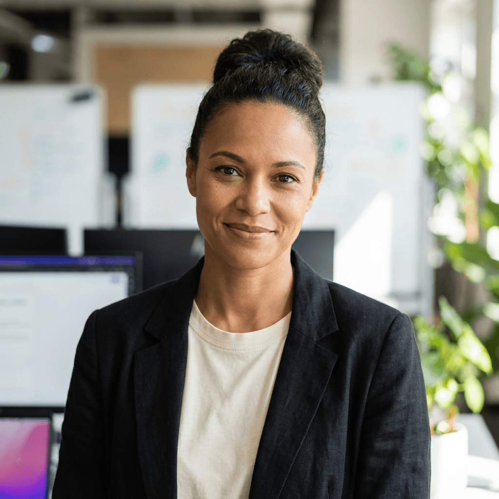 Sarah Thompson, electrical services owner