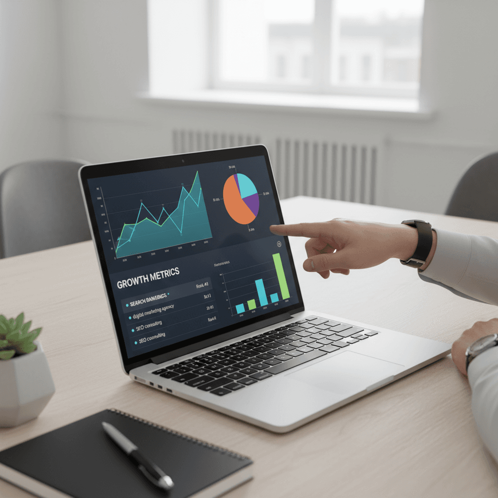 Website appearing in Google search results